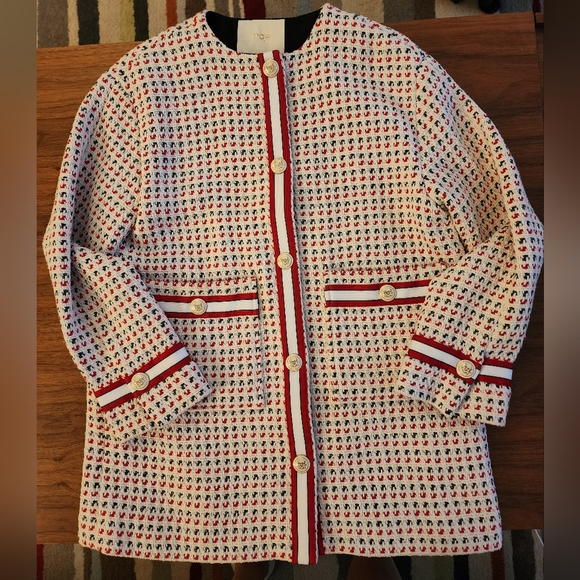 (SOLD) Maje Tweed Coat - Picture 1 of 13